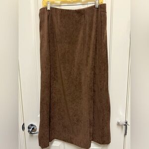 Sag Harbor Chocolate Brown Maxi Skirt